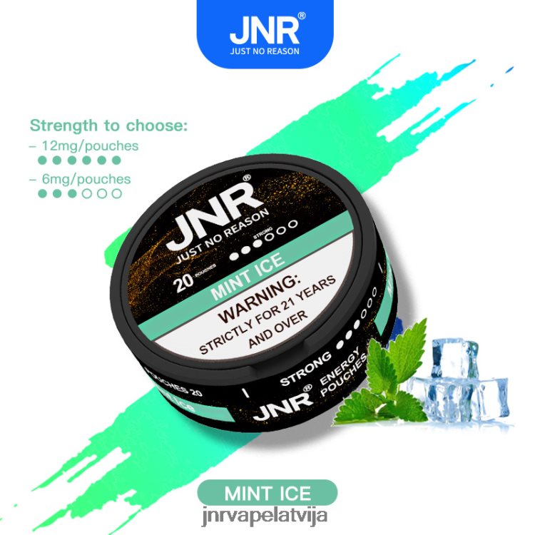 H2T4J103 JNR Vape Pods - jnr enerģijas maisiņi piparmētru ledus