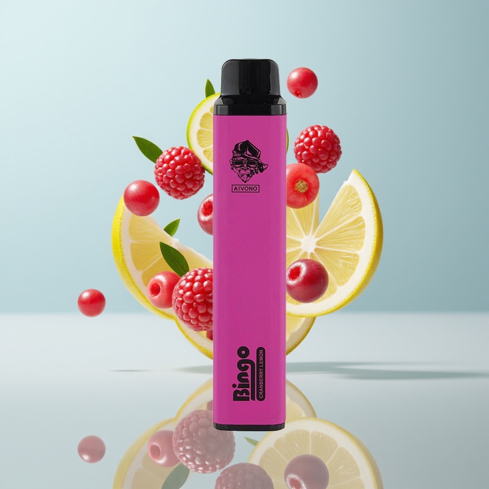 Aivono AIM BINGO 4000 Puffs Disposable Vape 10mL 1000mAh Cranberry Lemon