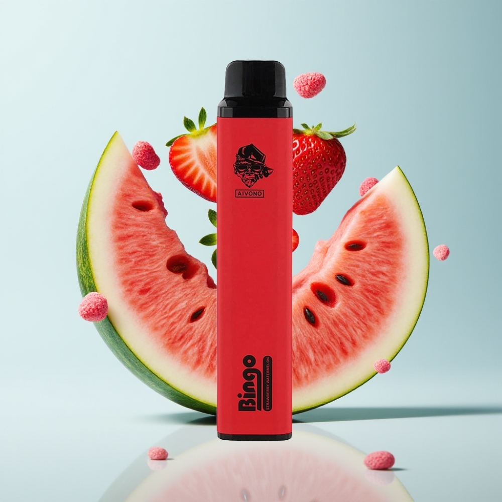 Aivono Aim Bingo 4000 Puffs 10mL 1000mAh Zemeņu Arbūzs