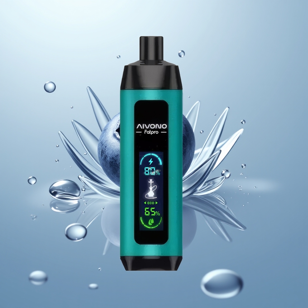 Aivono AIM FATPRO 22000 Puffs, 5% Nikotīns, 28ml E-glis, Atjaunojams, Zilā Ķiršu Garša
