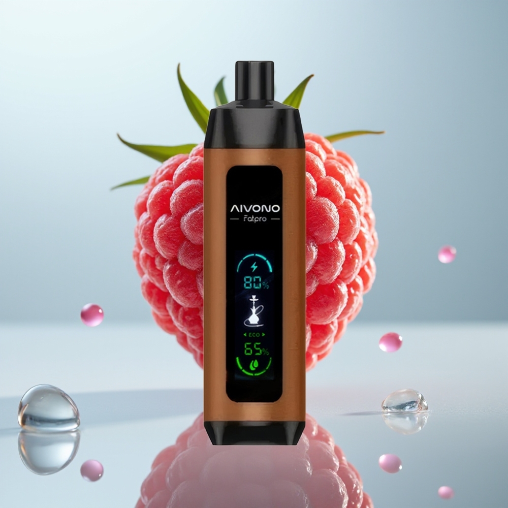 Aivono AIM FATPRO 22000 Puffs Disposable Vape Chrry Raspberry, 28ml, 0.6Ω, 5% Nikotīns