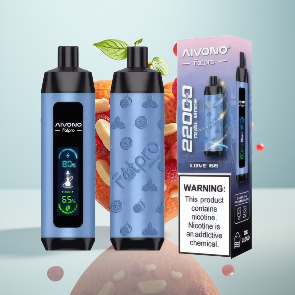 Aivono AIM FATPRO 22000 Puffs Disposable Vape Love 66, 28ml, 0.6 ohm, 600mAh