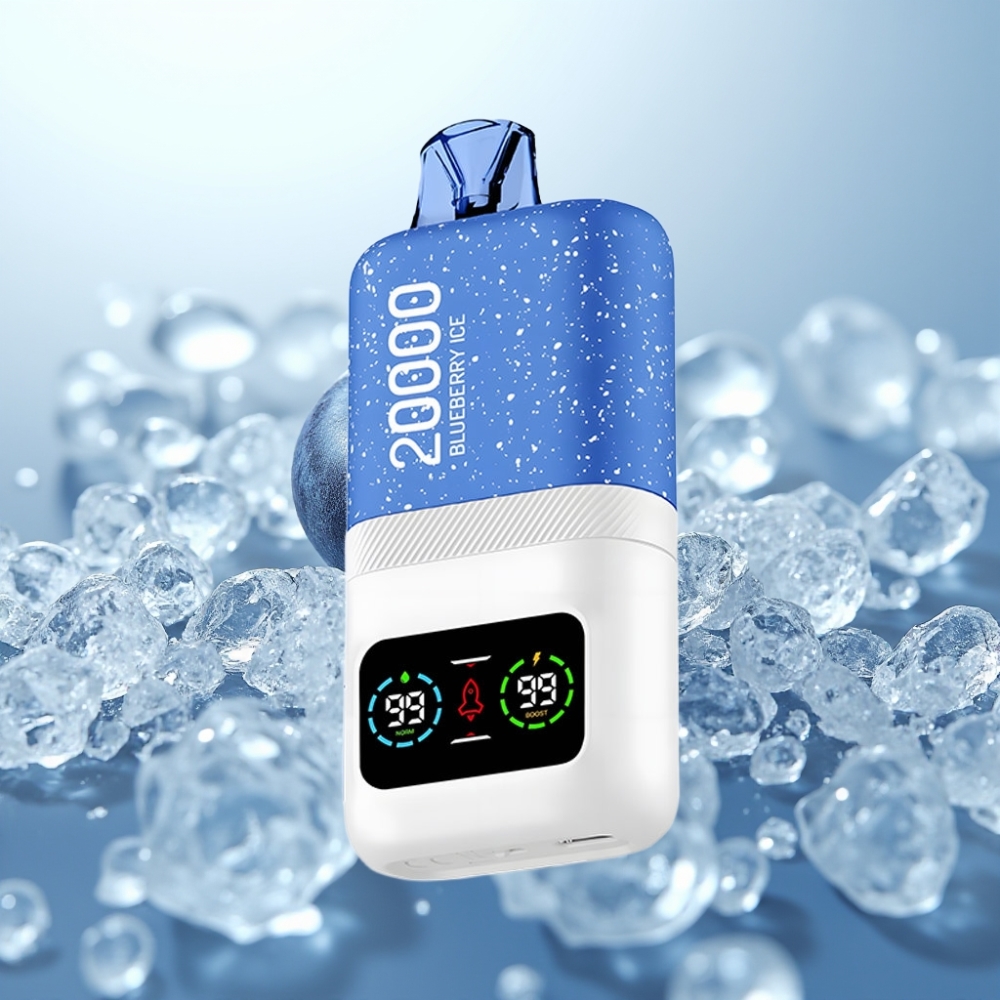 Aivono AIM MAGIC 20000 Puffs Disposable Vape Zemenes ledus, 5% Nikotīns, 26ml E-šķidrums, Type-C