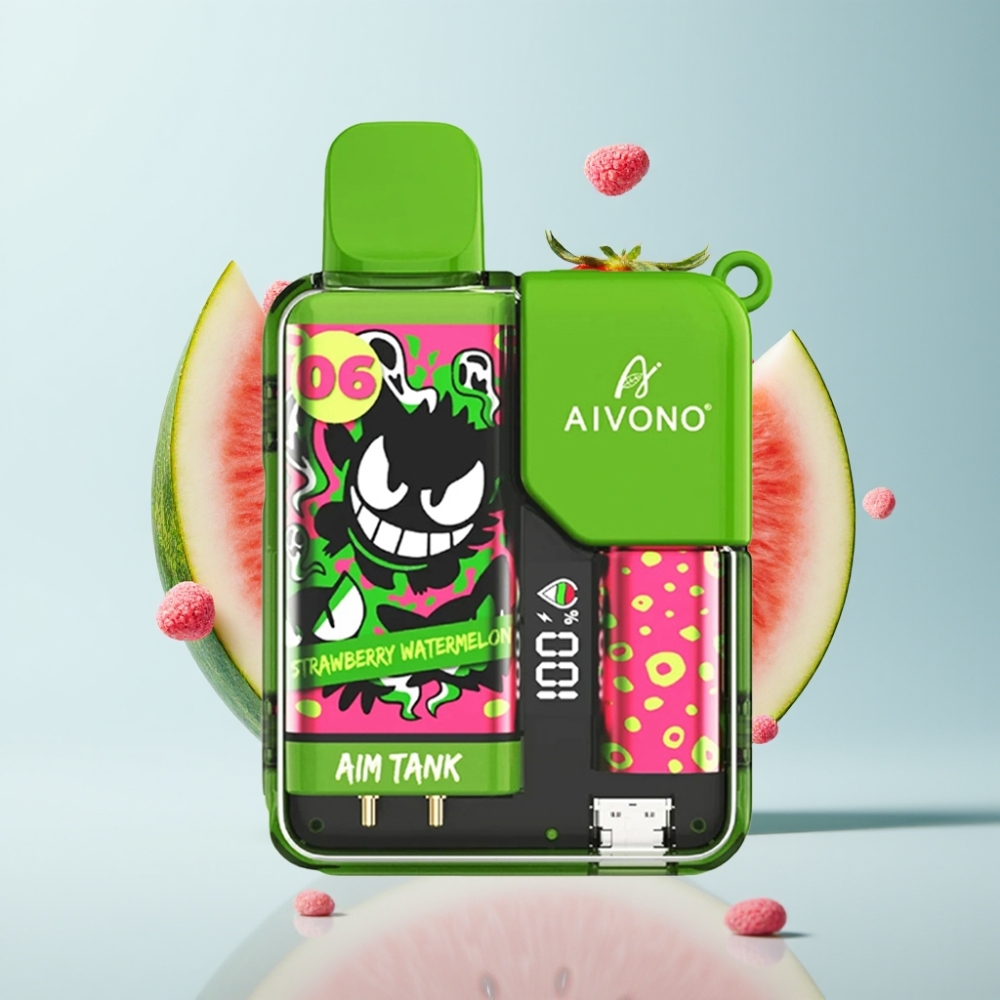 Aivono AIM-TANK 9500 Puffs, 18ml, 650mAh, Zemeņu Arbūzs