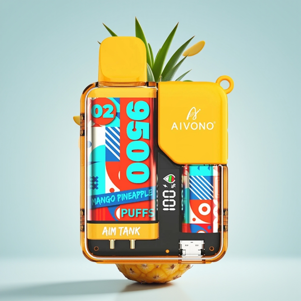 Aivono AIM-TANK 9500 Puffs 18ml Mango Ananāss 650mAh