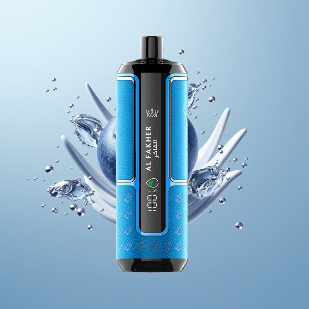 Al Fakher Crown Bar 15K Hypermax 22ml/600mAh/15k izm. vape ar Blueberry Gum