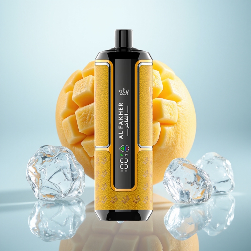 Al Fakher Crown Bar 15K Hypermax Disposable Mango Ice 6mg 22ml 15K puffs