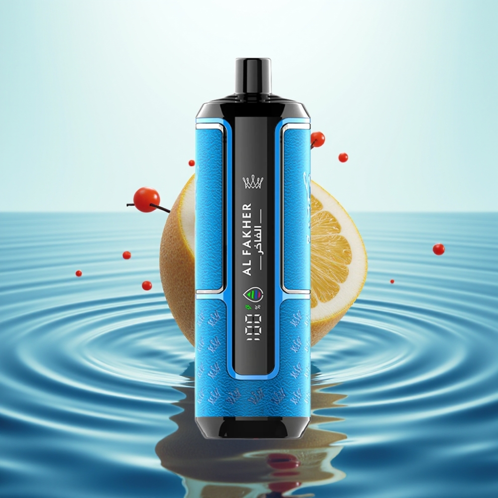 Al Fakher Crown Bar 15K Hypermax Vienreizējais Vape 22ml 6mg/mg Zilā Okeāna