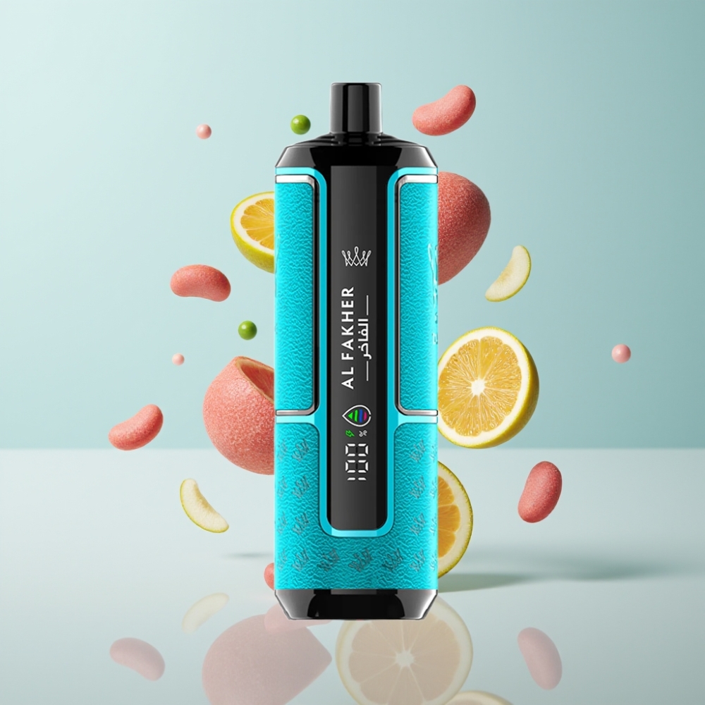 Al Fakher Crown Bar 15K Hypermax Vienreizējais Veipkīts Gum Mint, 22ml, 600mAh, Type-C, 15K Puffi, DTL, 6mg/ml
