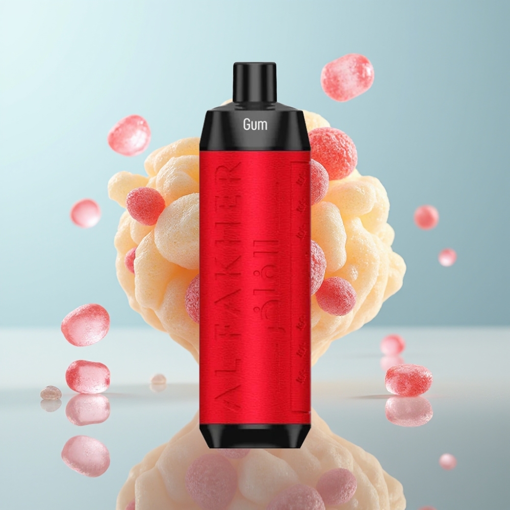 Al Fakher Crown Bar 8000 Crystal Disposable Vape (18ml, 5mg Nikotīns, 8000 Puffi, Gum Garša)