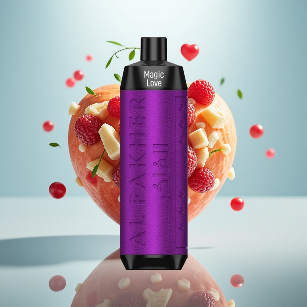 Al Fakher Crown Bar 8000 Crystal Disposable Vape Magic Love, 8000 Iekšpūšu, 5mg Nikotīns, 18ml e-Liquids