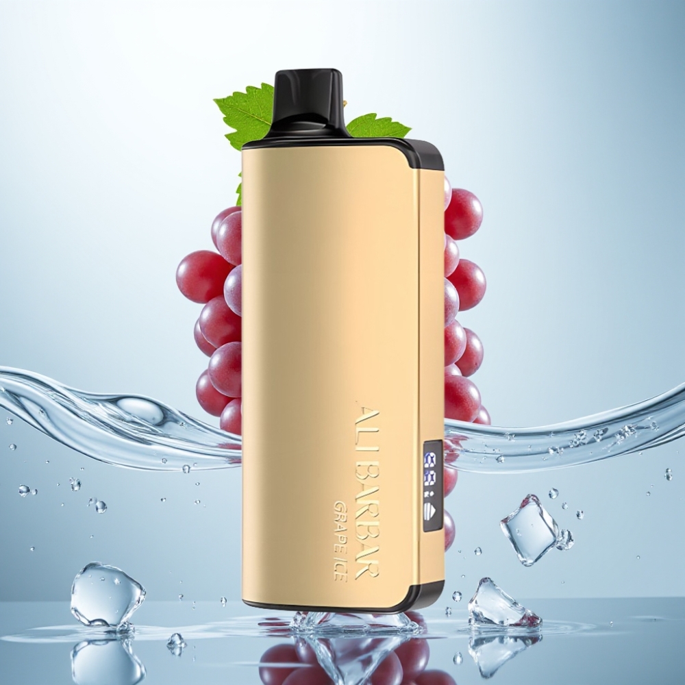 Alibarbar Ingot 9000 Puffs Disposable Vape Vīnogu Ledus (22ml, 9000 Puffs)