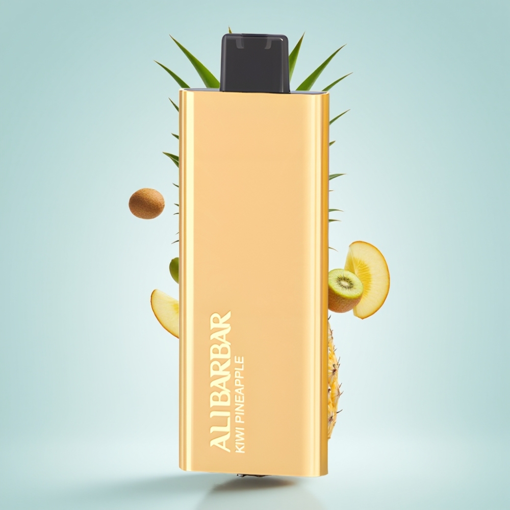 Alibarbar Pandora 7000 Puffs Disposable Vape Kiwi Ananāss (17 ml, 70 g)