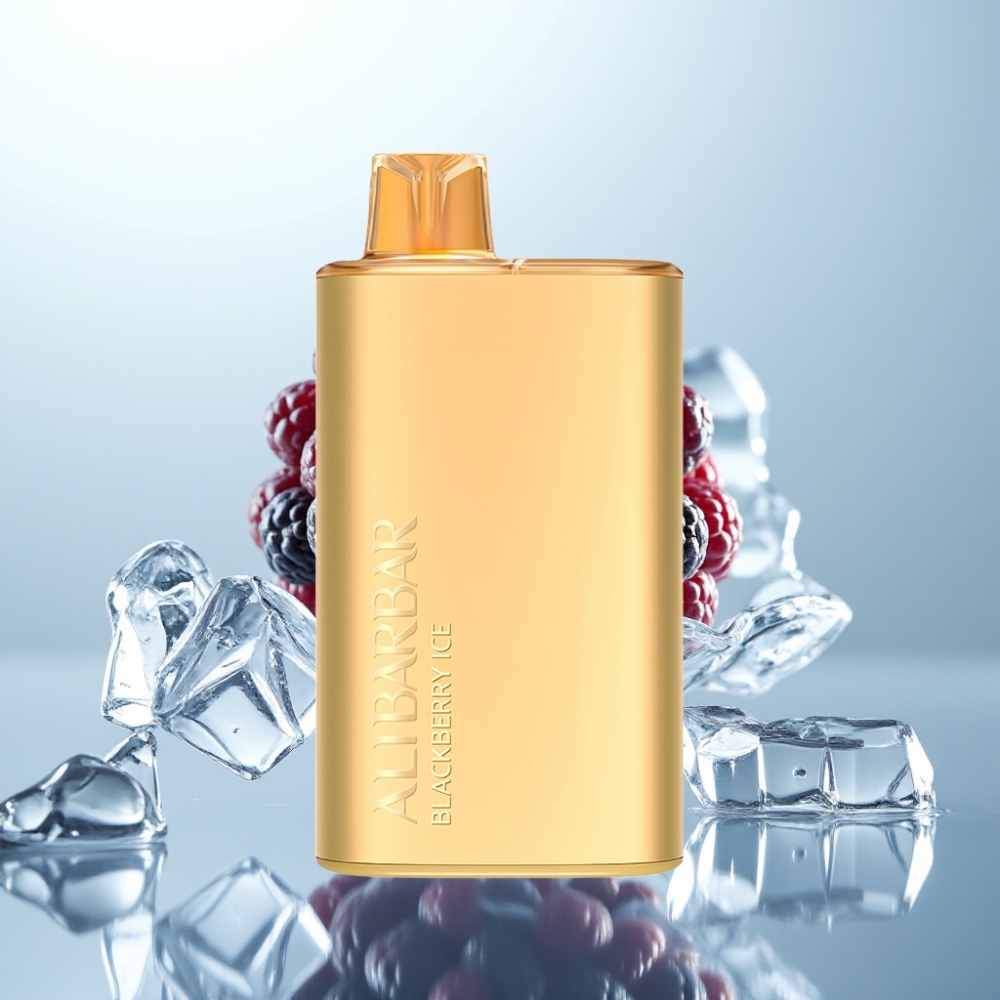 Alibarbar Rich 8000 Puffs Disposable Vape Blackberry Ice, 20ml/8000 Puffs/2000mAh