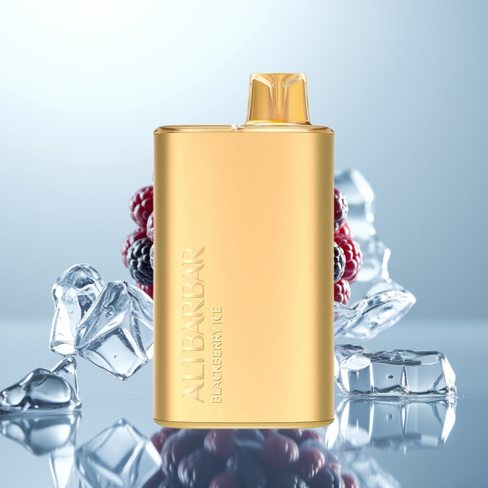 Alibarbar Rich 8000 Puffs Disposable Vape Blackberry Ice, 20ml/8000 Puffs/2000mAh