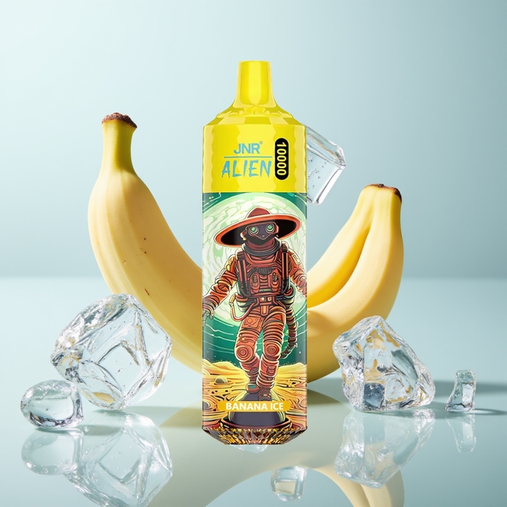 JNR Alien 10000 Puffs Disposable Vape Banana Ice, 850mAh, Type-C, LED