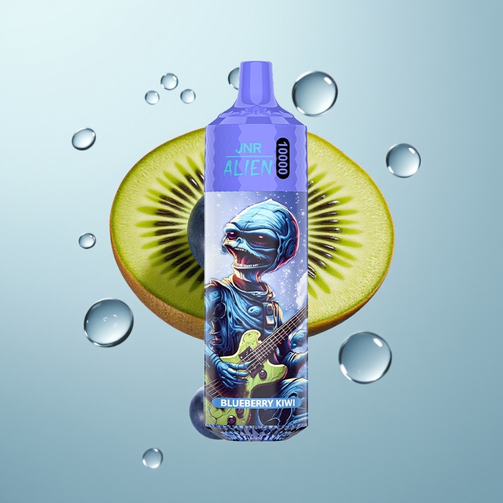 JNR Alien 10000 Puffs Disposable Vape Zemenes-Apelsīnu Garša, 850mAh, Type-C, LED
