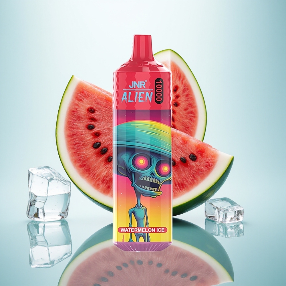 JNR Alien 10000 Puffs Dispozablais Vēpētājs Arbūzes Ledus, 850mAh, Type-C