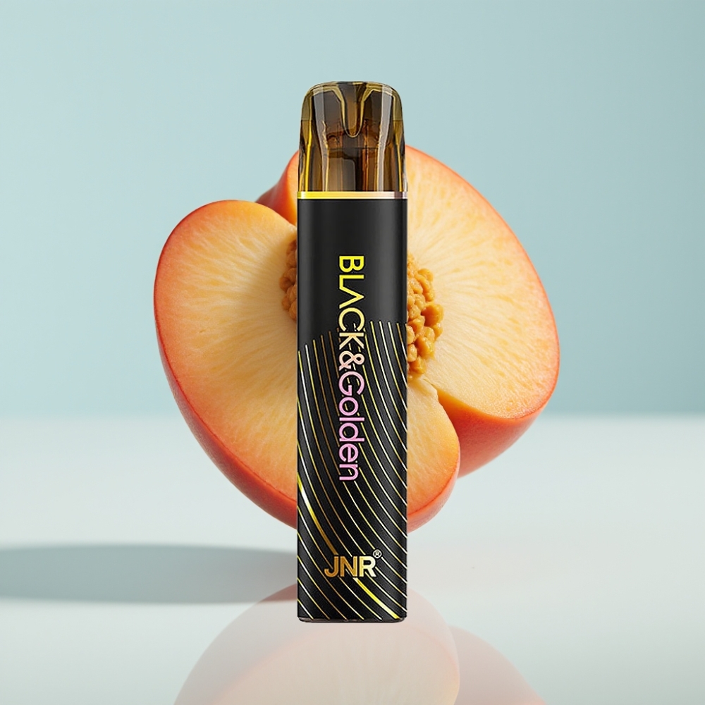 JNR Black&Golden 800 Puffs 2% Nikotīns Pīts Mango Disposable Vape