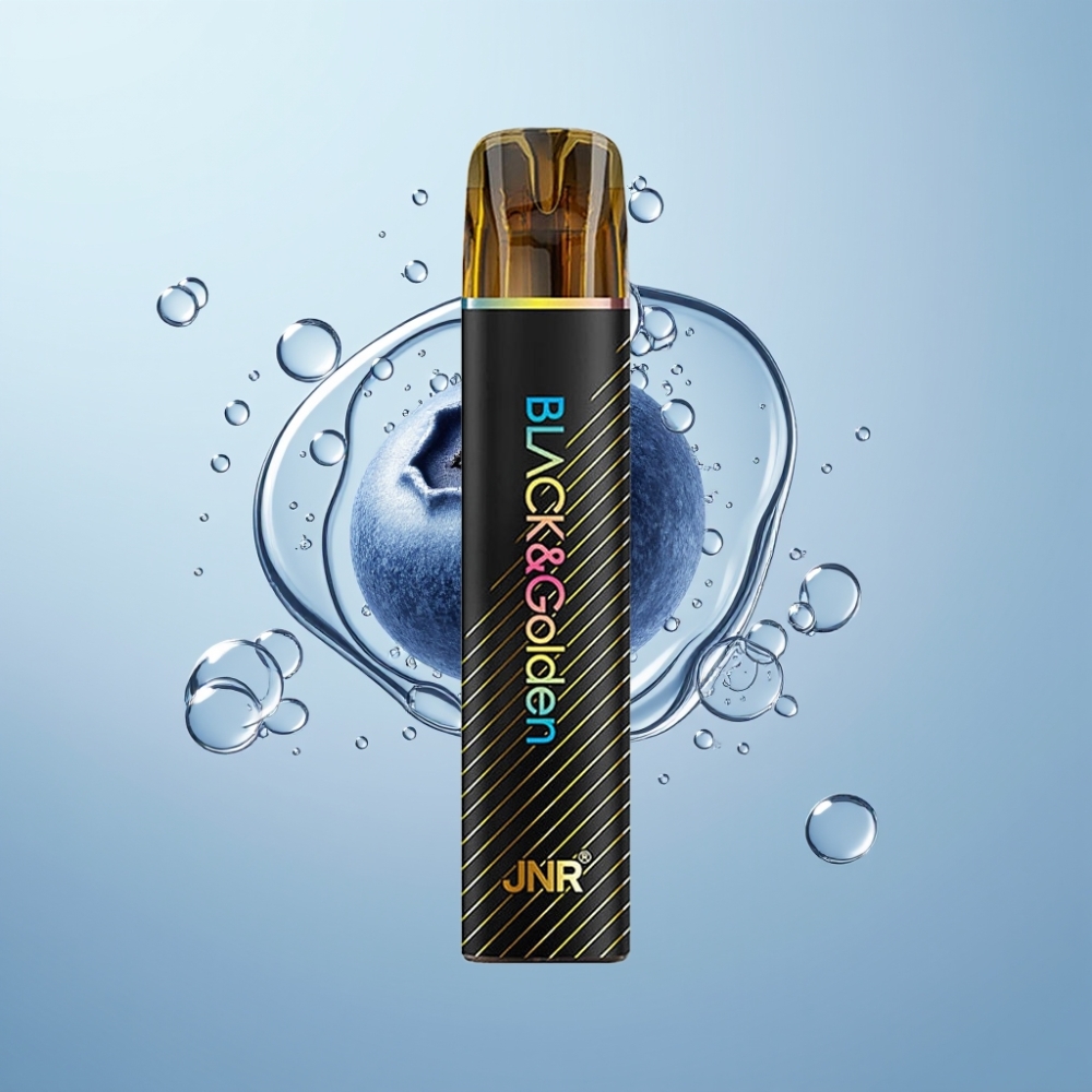 JNR Black&Golden 800 Puffs 2ml Blueberry Bubble Gum