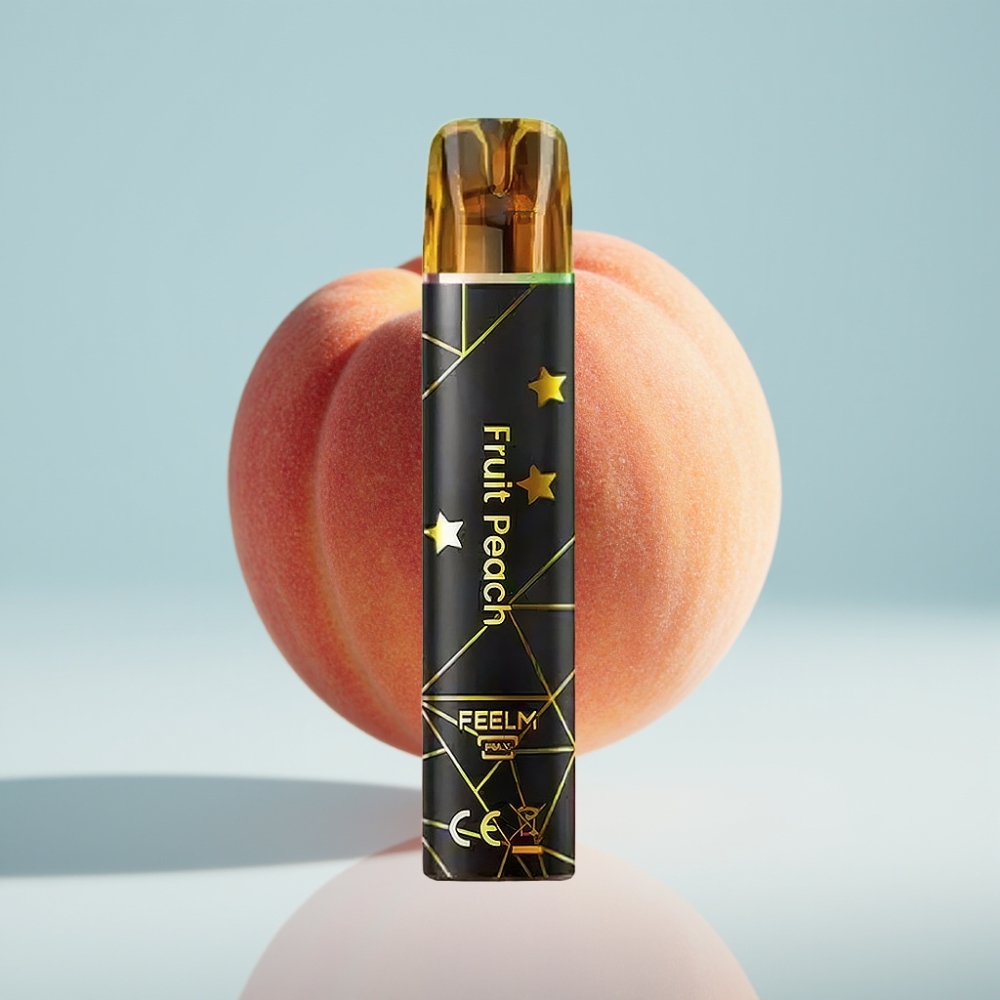 JNR Black&Golden 800 Puffs Disposable Vape Fruit Peach 2ml 550mAh