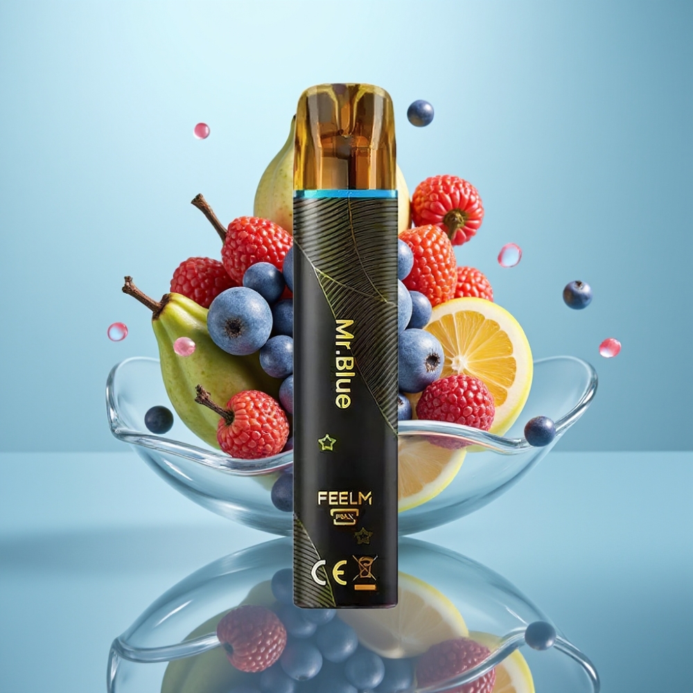 JNR Black&Golden 800 Puffs Disposable Vape Mr Blue 2ml 550mAh