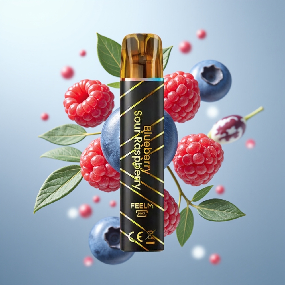 JNR Black&Golden 800 Puffs Disposable Vape Zilāogu Sūra Aveņu (2ml, 2% nikotīna)