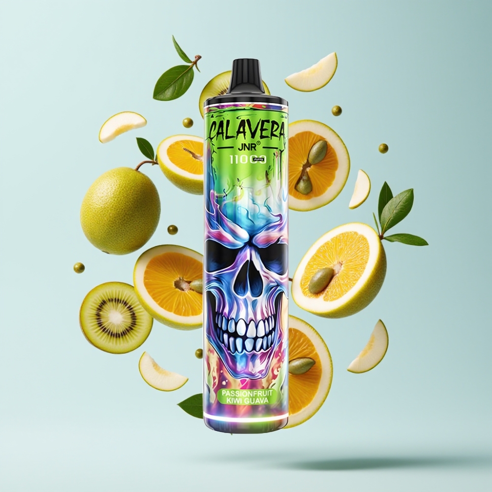 JNR Calavera 11000 Puffs Disposable Vape 21ml 850mAh Type-C Marakuya-Kivi-Guava
