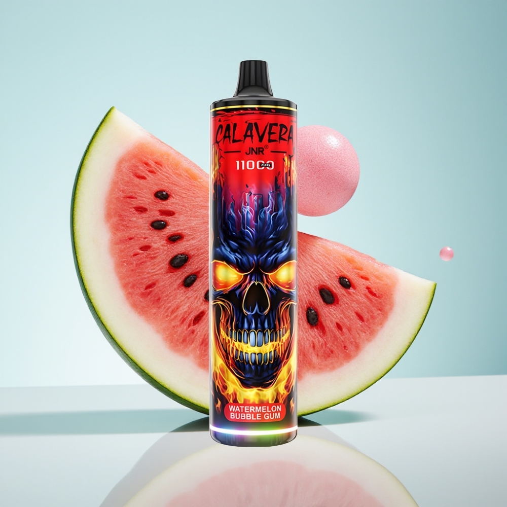 JNR Calavera 11000 Puffs Disposable Vape Arbūzu Sampinjona