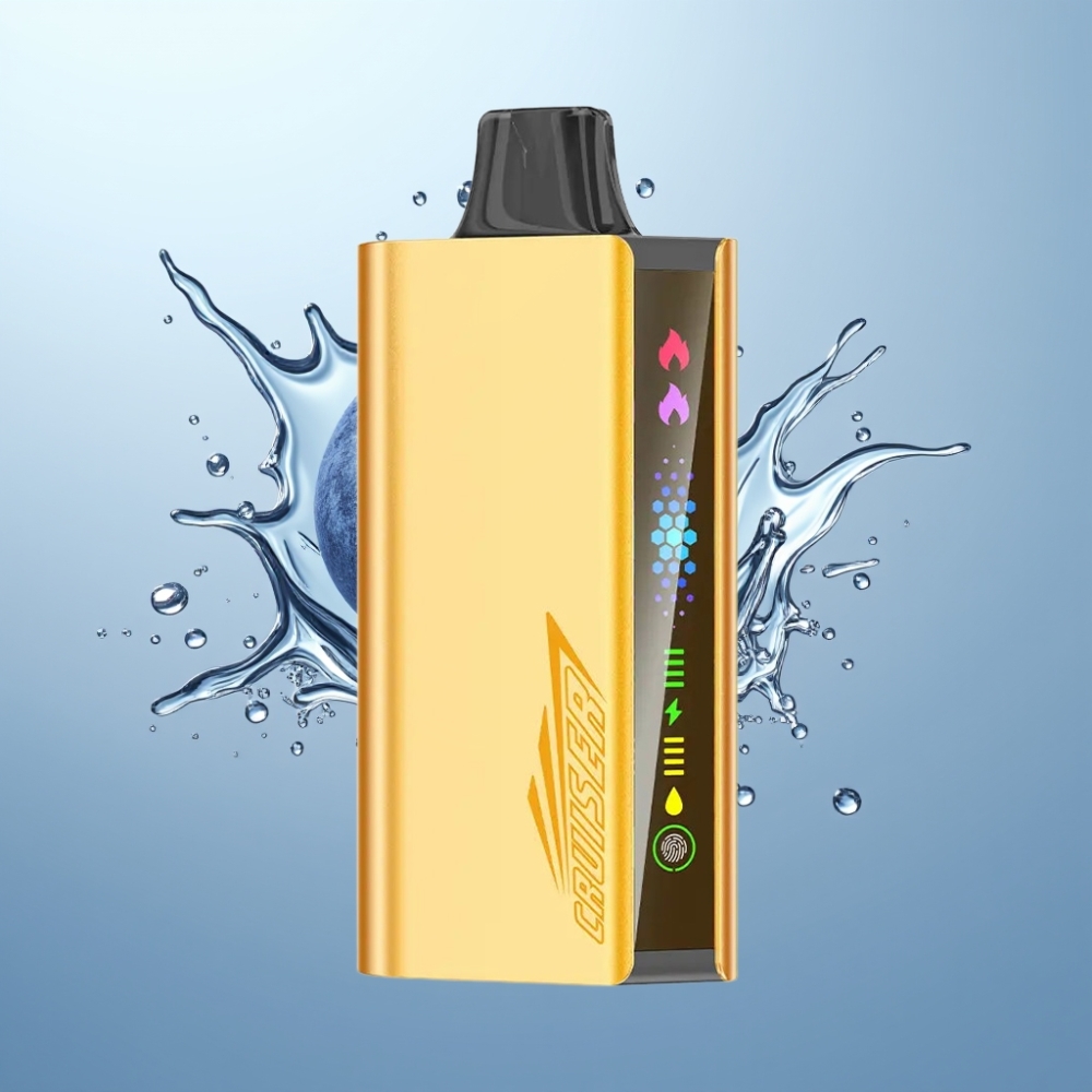 JNR Cruiser 12000 Pūfu Bez Uzlādes Disposable Vape ar 3500 mAh bateriju un Blueberry Blast garšu