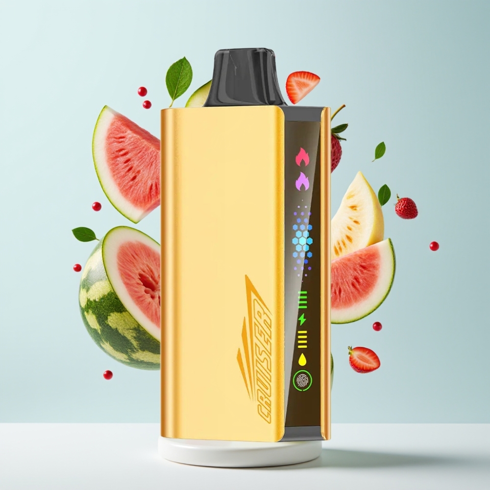 JNR Cruiser 12000 Puffs Bez Uzlādes Disposable Vape Zemeņu Kokosriekstūdens Arbūzs 3500mAh 50mg/mL