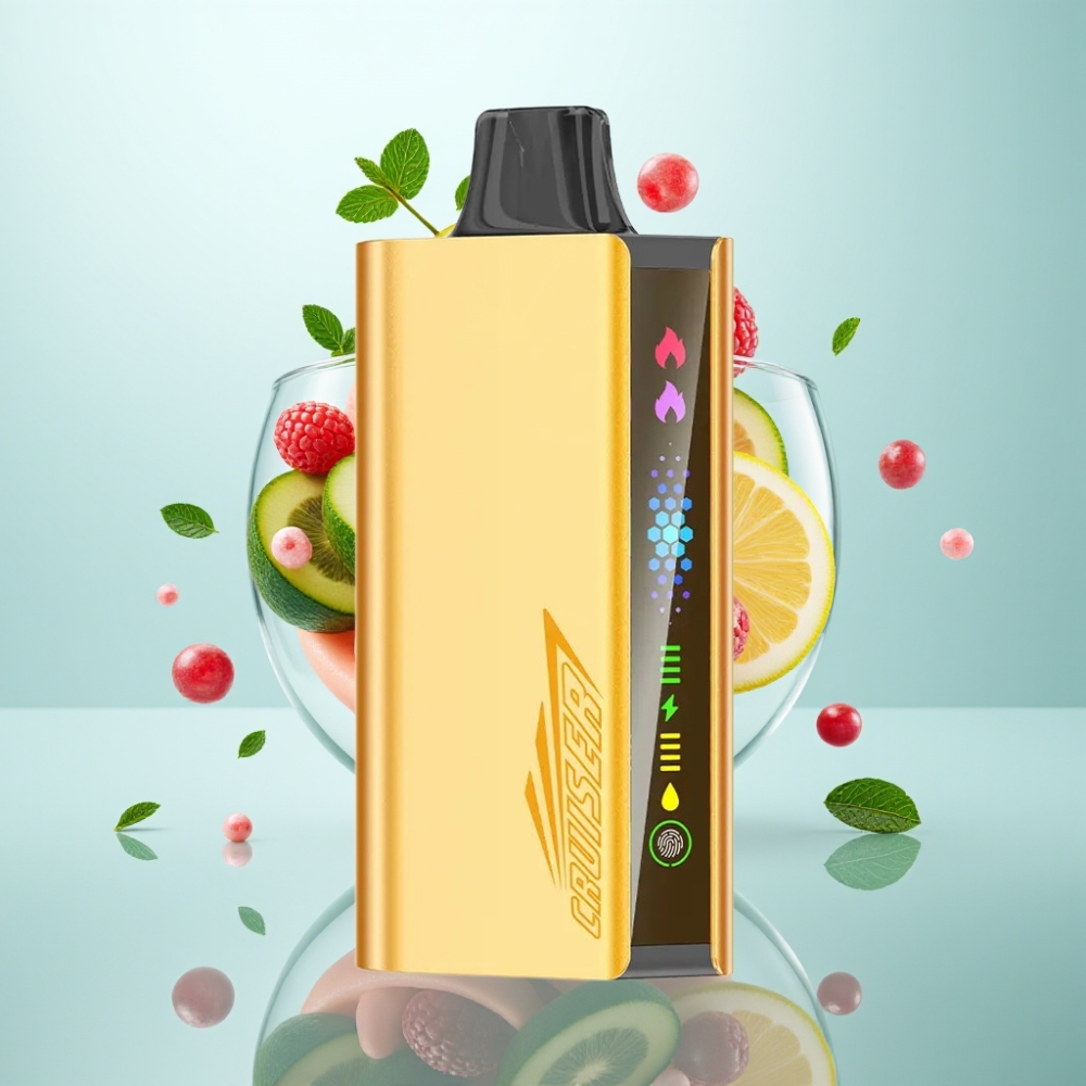 JNR Cruiser 12000 Puffs No-Charge Disposable Vape Cool Mint, 3500mAh, 50mg/mL