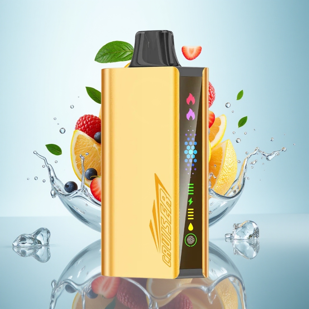 JNR Cruiser 12000 Puffu Bezmaksas Disposable Vape Cool Fanta, 3500 mAh, 25ml, Dual Mesh