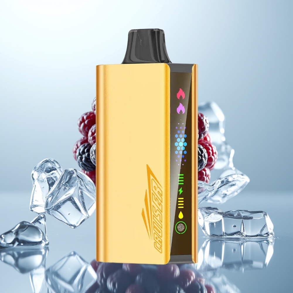 JNR Cruiser 12000 Puffu Bezvadu Disposable Vape Blackberry Ice, 3500mAh, 50mg/ml