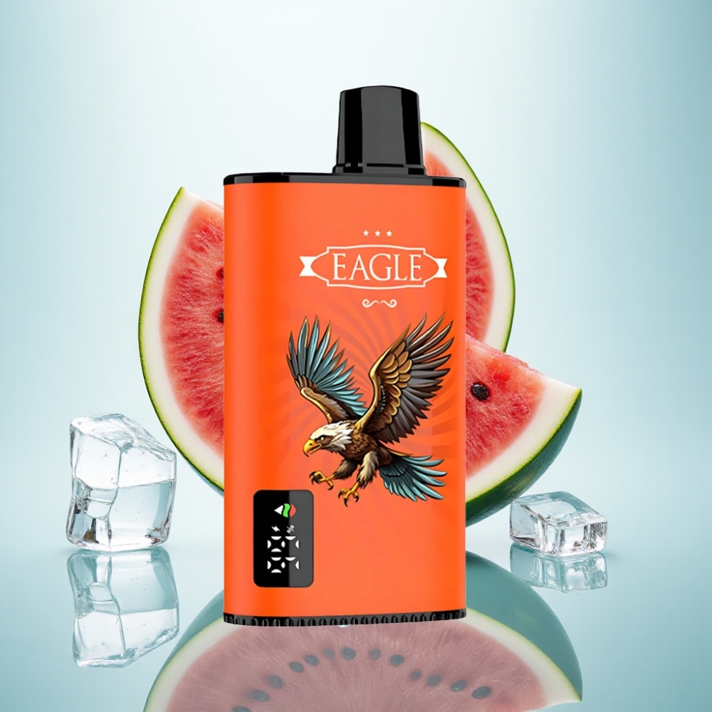 JNR EAGLE Smart 23000 Puffs Disposable Vape Arbūzu Ledus ar Digitālo Displeju & Type-C