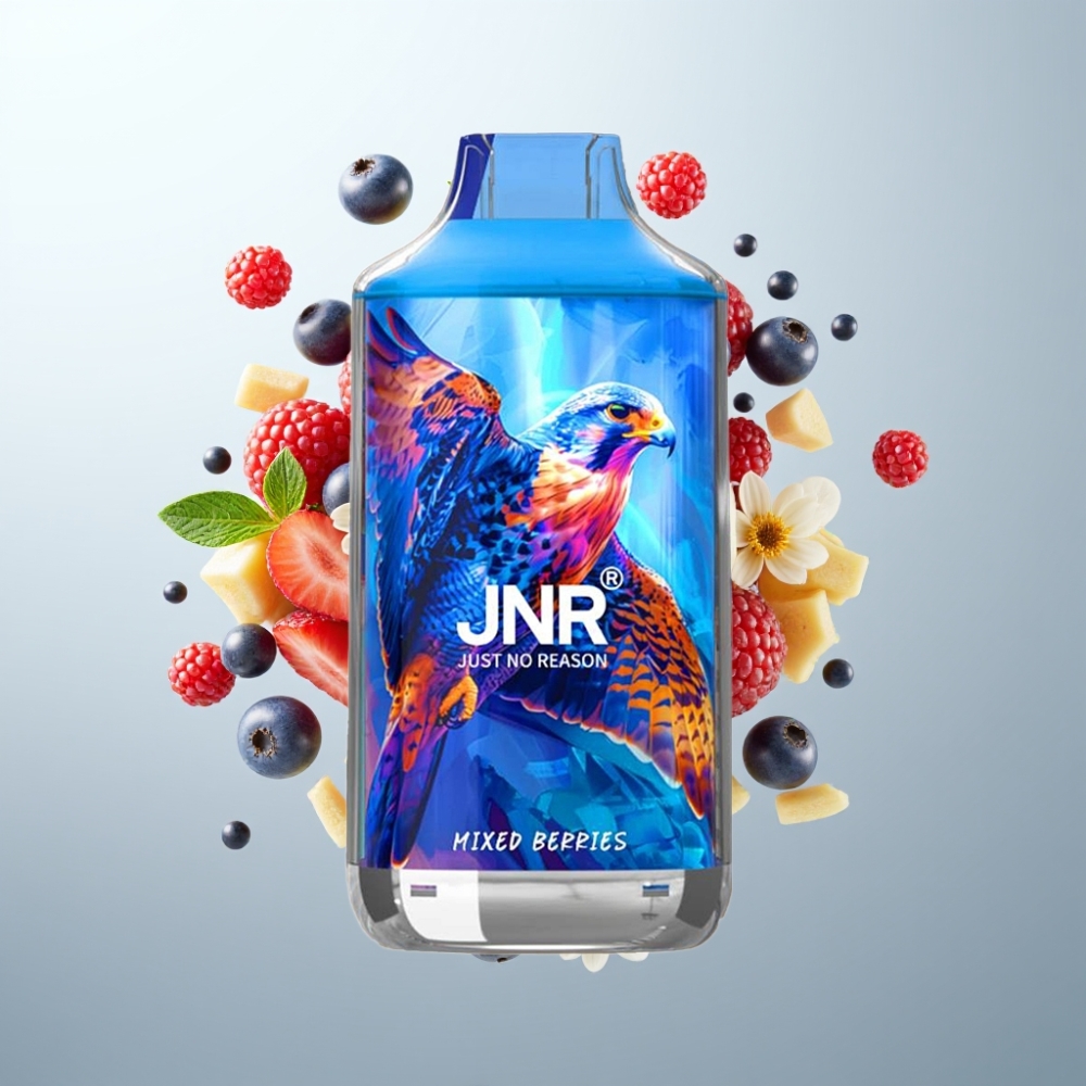 JNR Falcon 16000 Puffs Displeja LED, 22ml, Jauktās Ogles