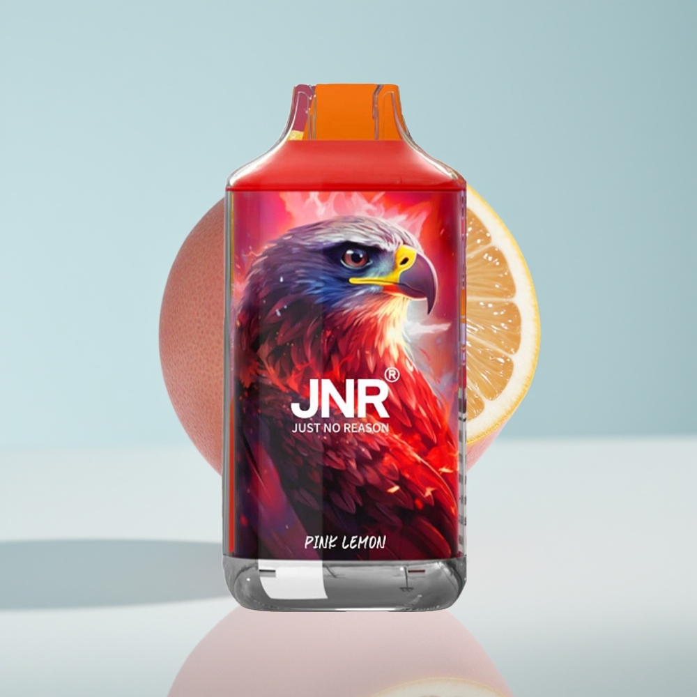 JNR Falcon 16000 Puffs Disposable Vape Rozā Citrons (16000 Puffs, 22ml, 850mAh)