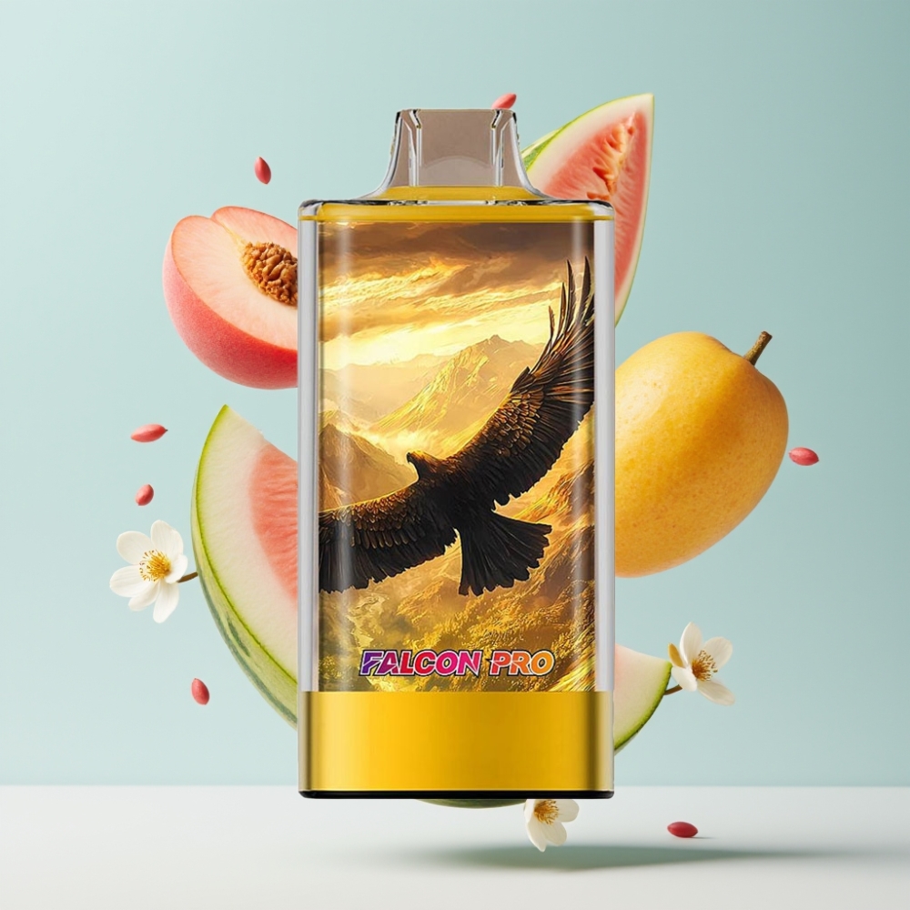 JNR Falcon Pro 28000 Disposable 30ml 28000 Puffs 5% Nicotine (Persiku Mango Arbūzu)