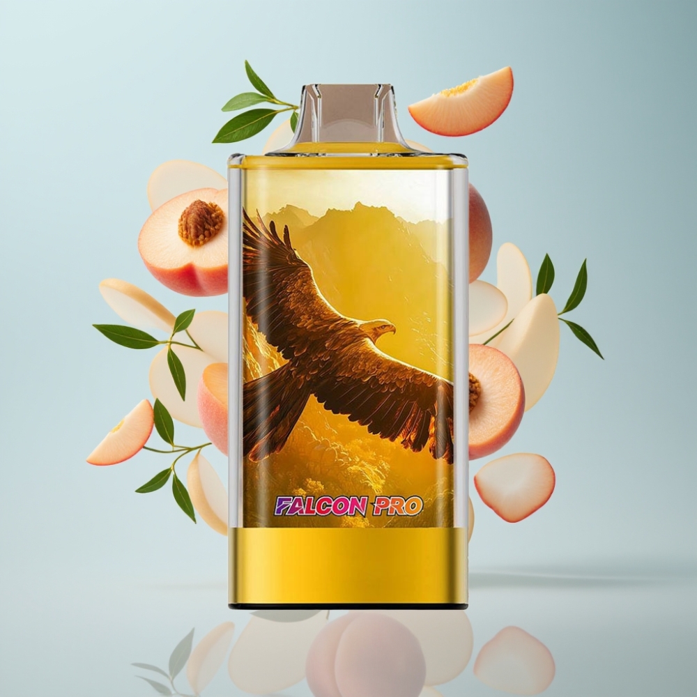 JNR Falcon Pro 28000 Disposable Vape 30ml, 28000 Puffi, 5% Nikotīns, Sulu Peaches