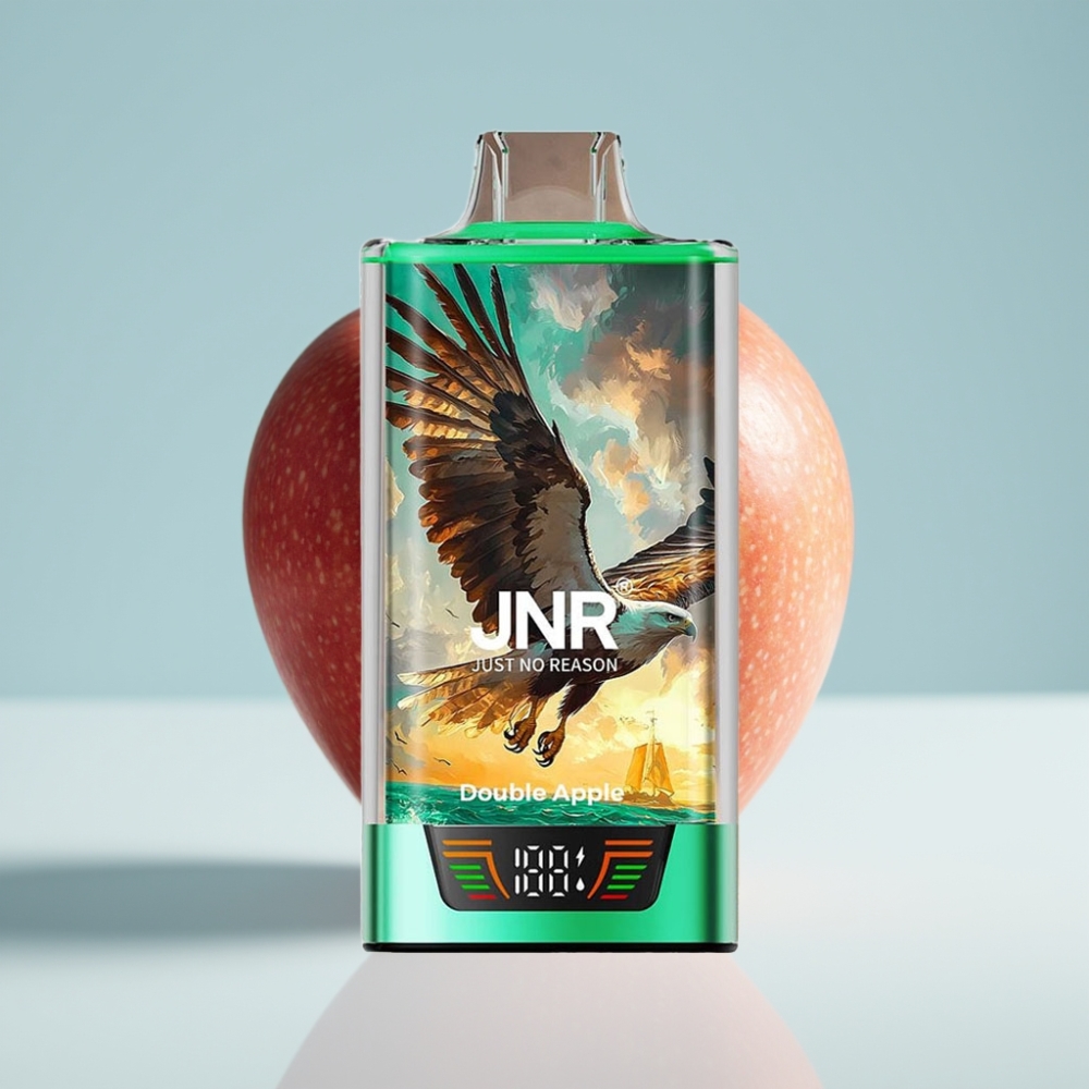JNR Falcon Pro 28000 Disposable Vape Dubultā Ābele, 30ml, 28000 Puffi, 5% Nikotīns