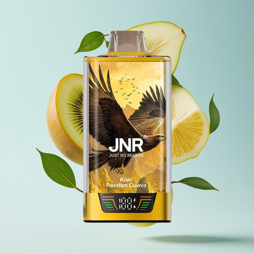 JNR Falcon Pro 28000 Disposable Vape – Kiwi Pasion Guava, 30ml, 28000 Puffs, 5% Nikotīns