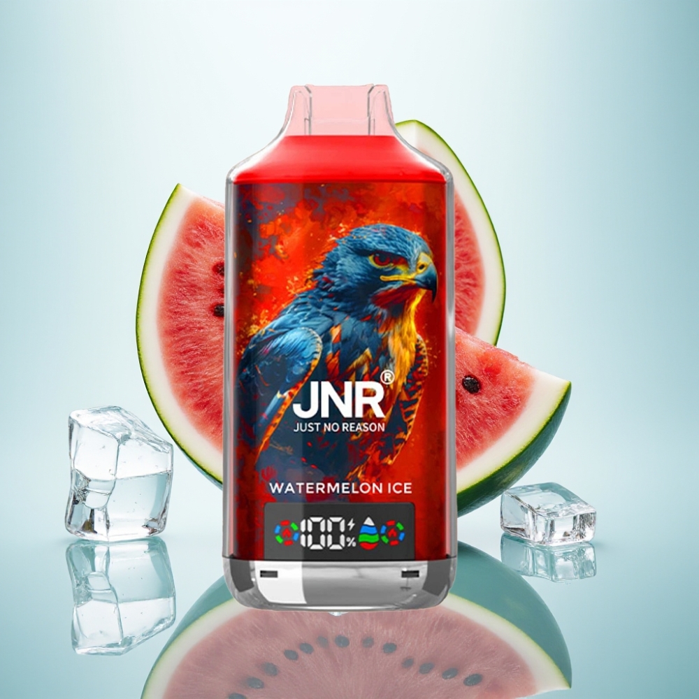 JNR Falcon X 18000 Puffs Disposable Vape Arbūzu Ledus, 24ml, 750mAh, Type-C