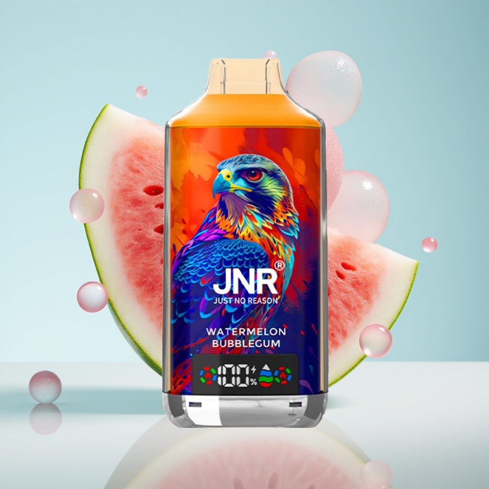 JNR Falcon X 18000 Puffs Disposable Vape Arbūzu Sviļģu Siekalas (750mAh, 24ml, Type-C)
