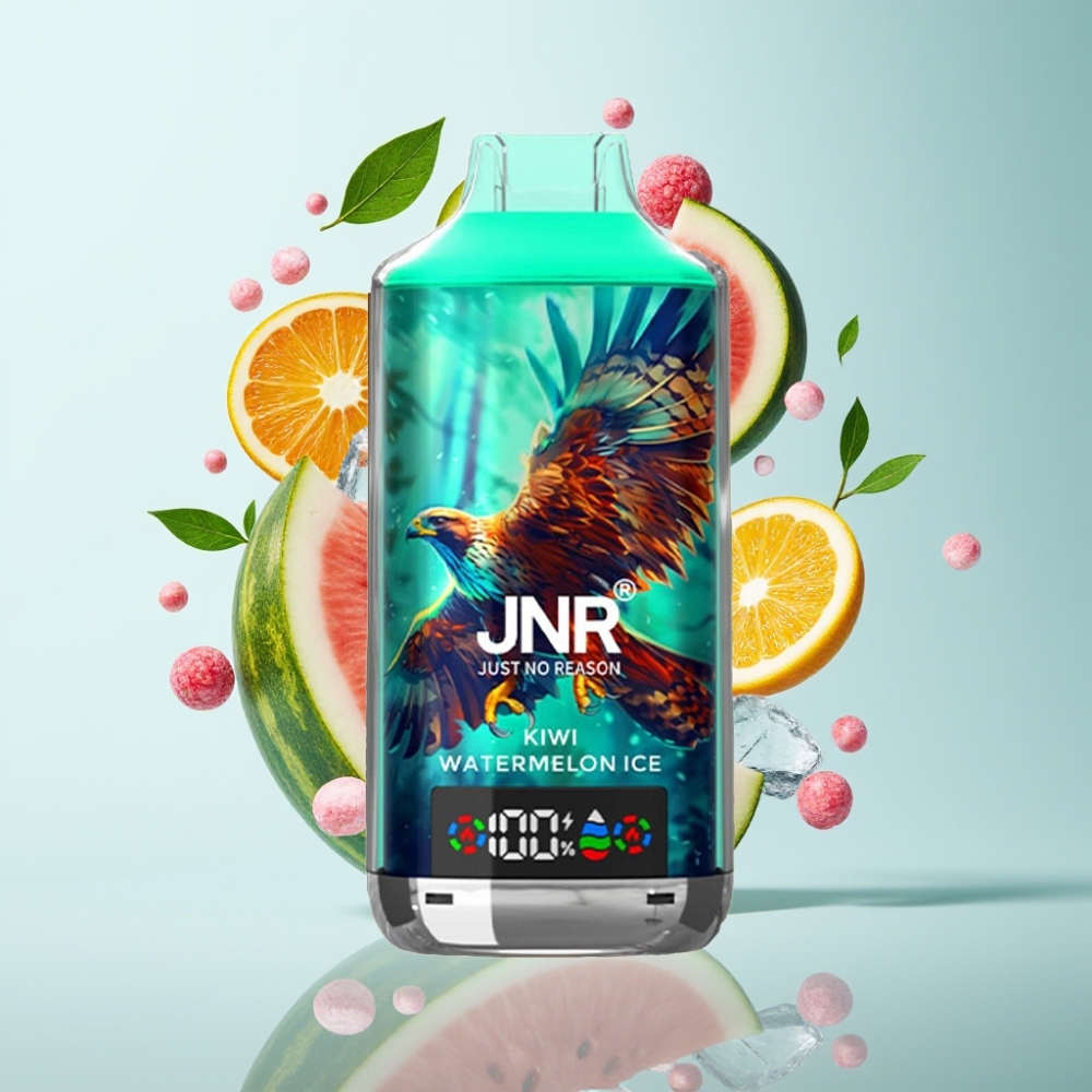 JNR Falcon X 18000 Puffs Disposable Vape Kiwi Watermelon ledus (750mAh, 24ml, Type-C)