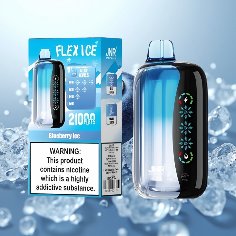 JNR Flex Ice 21000 Puffs 26ml Type-C Airflow Blueberry Ice