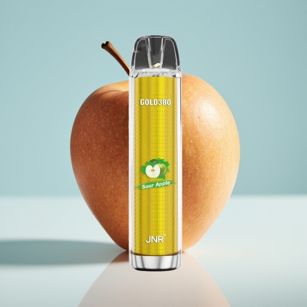 JNR Gold380 6000 Puffs Disposable Vape Skābais ābols 13ml 5%