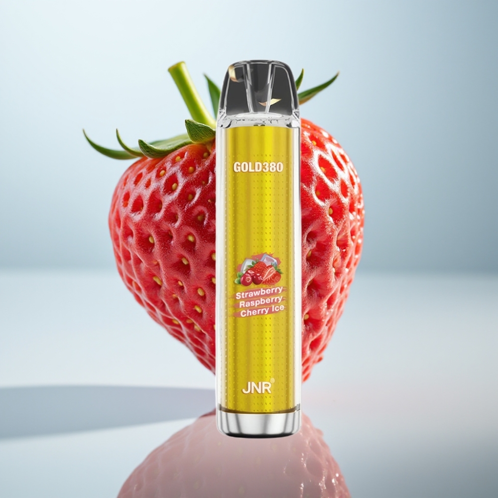 JNR Gold380 6000 Puffs Disposable Vape Zemenes Aveņu Garša 1500mAh 13ml