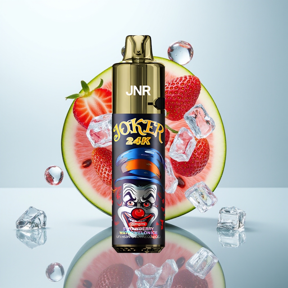 JNR Joker 24K Puffs 2+10ml Pārlādējams, Zemeņu Arbūzu Ledus, 800mAh, Type-C