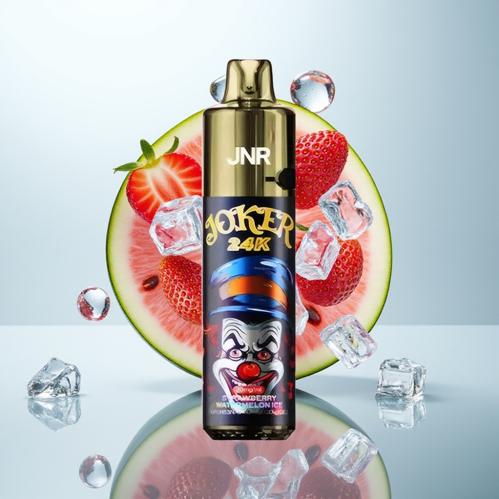 JNR Joker 24K Puffs 2+10ml Pārlādējams, Zemeņu Arbūzu Ledus, 800mAh, Type-C