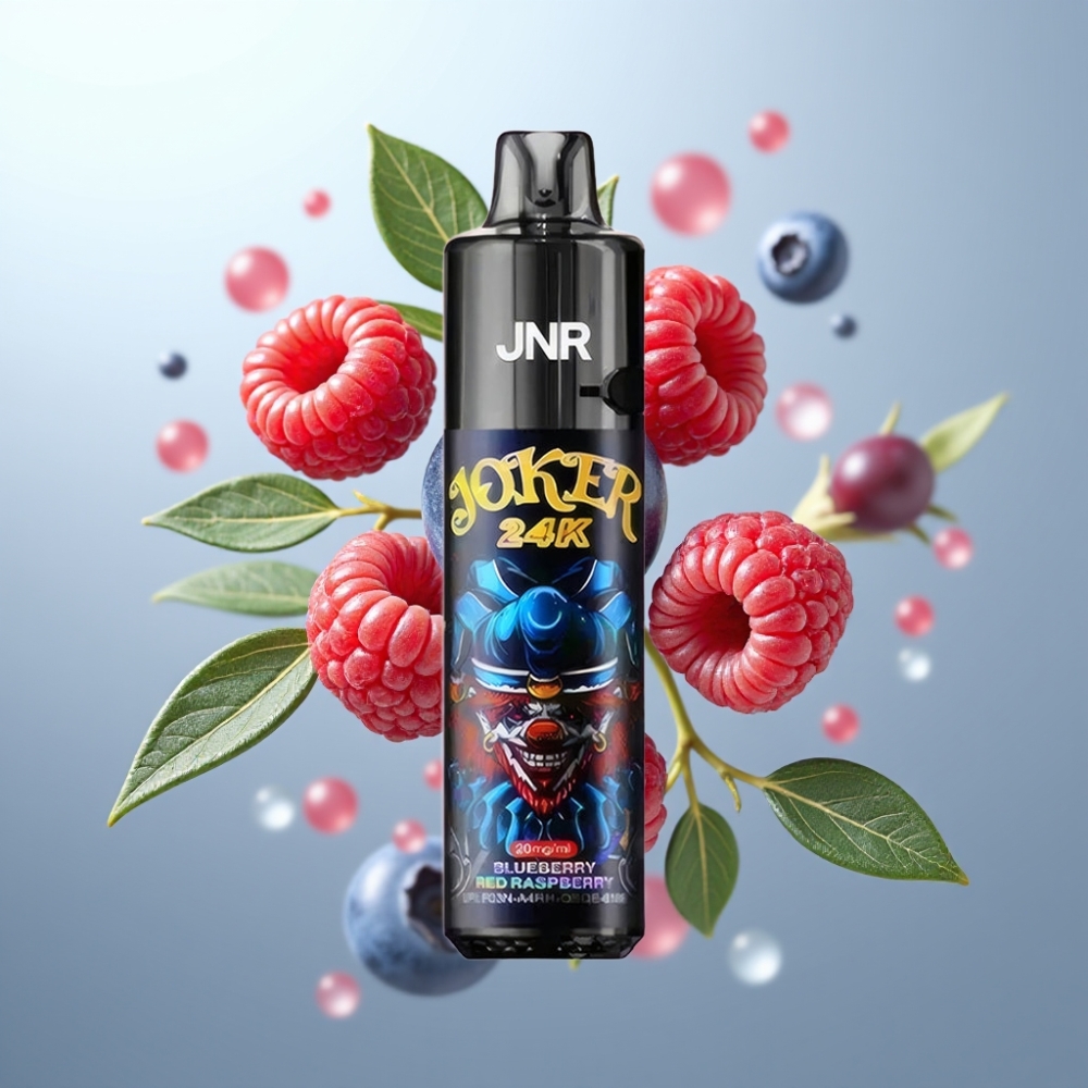 JNR Joker 24K Puffs Blueberry Red Raspberry, 800mAh, Type-C, 2+10ml